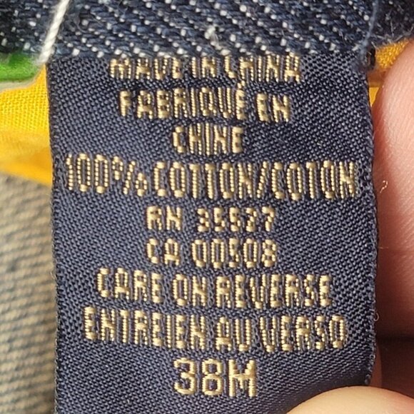 Vintage Marithe Francois Girbaud Jean Mens 38 Blue Y2K Embroidered Baggy Hot Boy - Picture 14 of 16